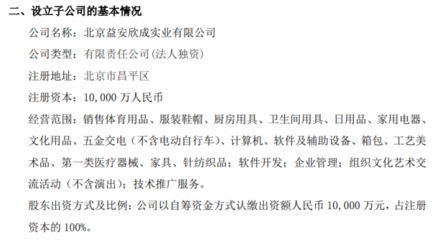 三夫戶外投資億元成立全資子公司，加碼針紡織品銷售業(yè)務
